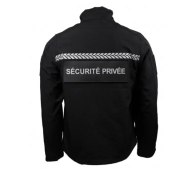 Softshell SECURITÉ PRIVÉE avec bande HV