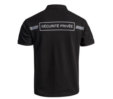A10 Polo Sécu-one "Sécurité privée" noir