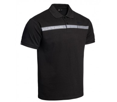 A10 Polo Sécu-one "Sécurité privée" noir