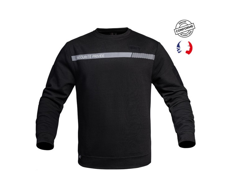 A10 Sweat-shirt Sécu-One "Sécurité privée" noir A10 Sweat-shirt Sécu-One "Sécurité privée" noir