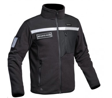 A10 Veste polaire Sécu-one "Sécurité privée" noir A10 Veste polaire Sécu-one "Sécurité privée" noir