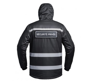 A10 Parka Hardshell Sécu-One "Sécurité privée" HV noir A10 Parka Hardshell Sécu-One "Sécurité privée" HV noir
