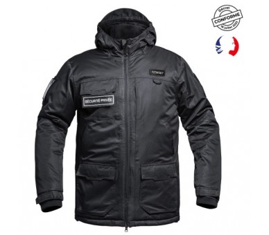 A10 Parka Hardshell Sécu-One "Sécurité privée" noir A10 Parka Hardshell Sécu-One "Sécurité privée" noir