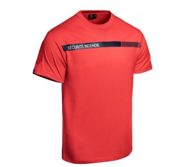 A10 Tee-shirt Sécu-One "Sécurité incendie" rouge A10 Tee-shirt Sécu-One "Sécurité incendie" rouge