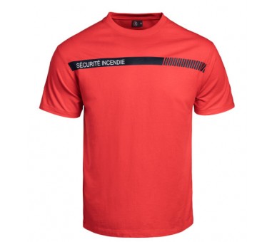 A10 Tee-shirt Sécu-One "Sécurité incendie" rouge A10 Tee-shirt Sécu-One "Sécurité incendie" rouge