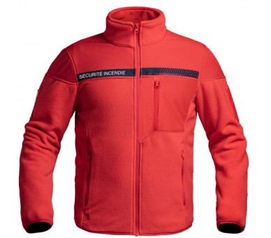 A10 Veste Polaire Sécu-One "Sécurité incendie" rouge A10 Veste Polaire Sécu-One "Sécurité incendie" rouge