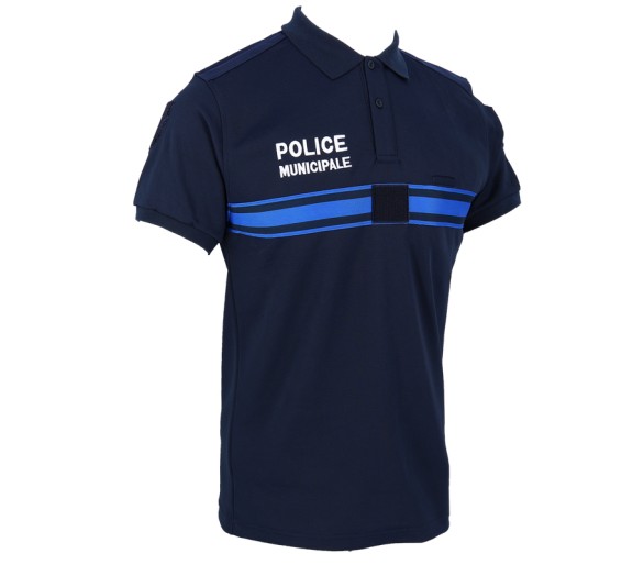 DMB Polo double face marine "Police municipale"