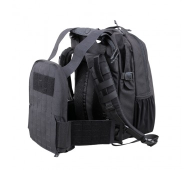 PATROL Sac à dos tactique 2 en 1 porte plaque