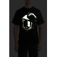 Tee-shirt SP sérigraphie Casque F1 phosphorescent