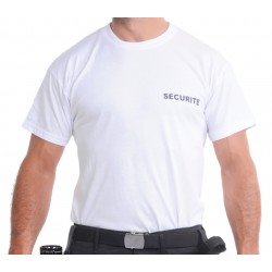 Tee-shirt blanc SECURITE