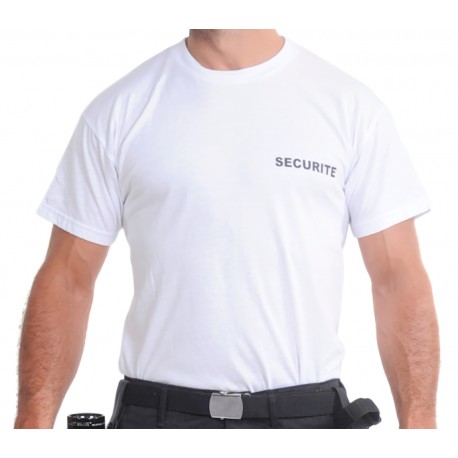 Tee-shirt blanc SECURITE