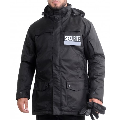 Parka noire SECURITE