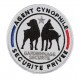 Ecusson rond AGENT CYNOPHILE