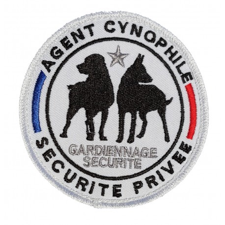 Ecusson rond AGENT CYNOPHILE