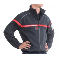 Blouson SoftShell Sapeur pompier