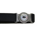 Ceinture toile noire AGENT CYNOPHILE