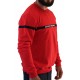 Sweat rouge bande marine SSIAP