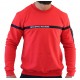 Sweat rouge bande marine SSIAP