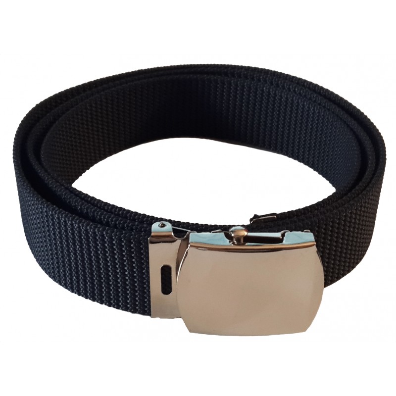 Ceinture sangle militaire noire