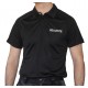 Polo noir SECURITE polyester