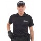 Polo noir SECURITE polyester