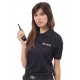 Polo noir SECURITE polyester