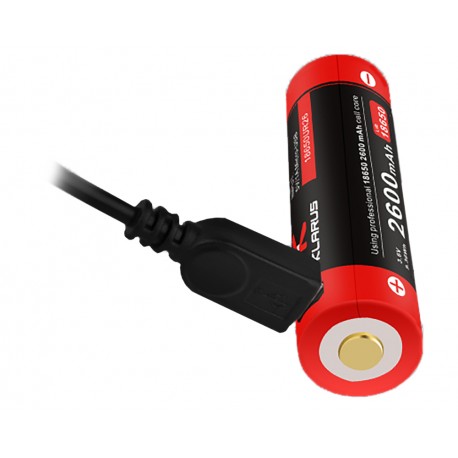 Batterie rechargeable pour lampes tactiques