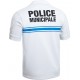 Polo blanc MC Police Municipale