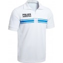 Polo blanc MC Police Municipale