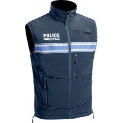 Gilet softshell marine Police Municipale