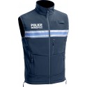 Gilet softshell marine Police Municipale