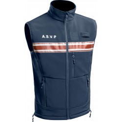 Gilet softshell marine ASVP