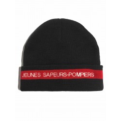 Bonnet marine bande rouge Jeunes Sapeurs pompiers