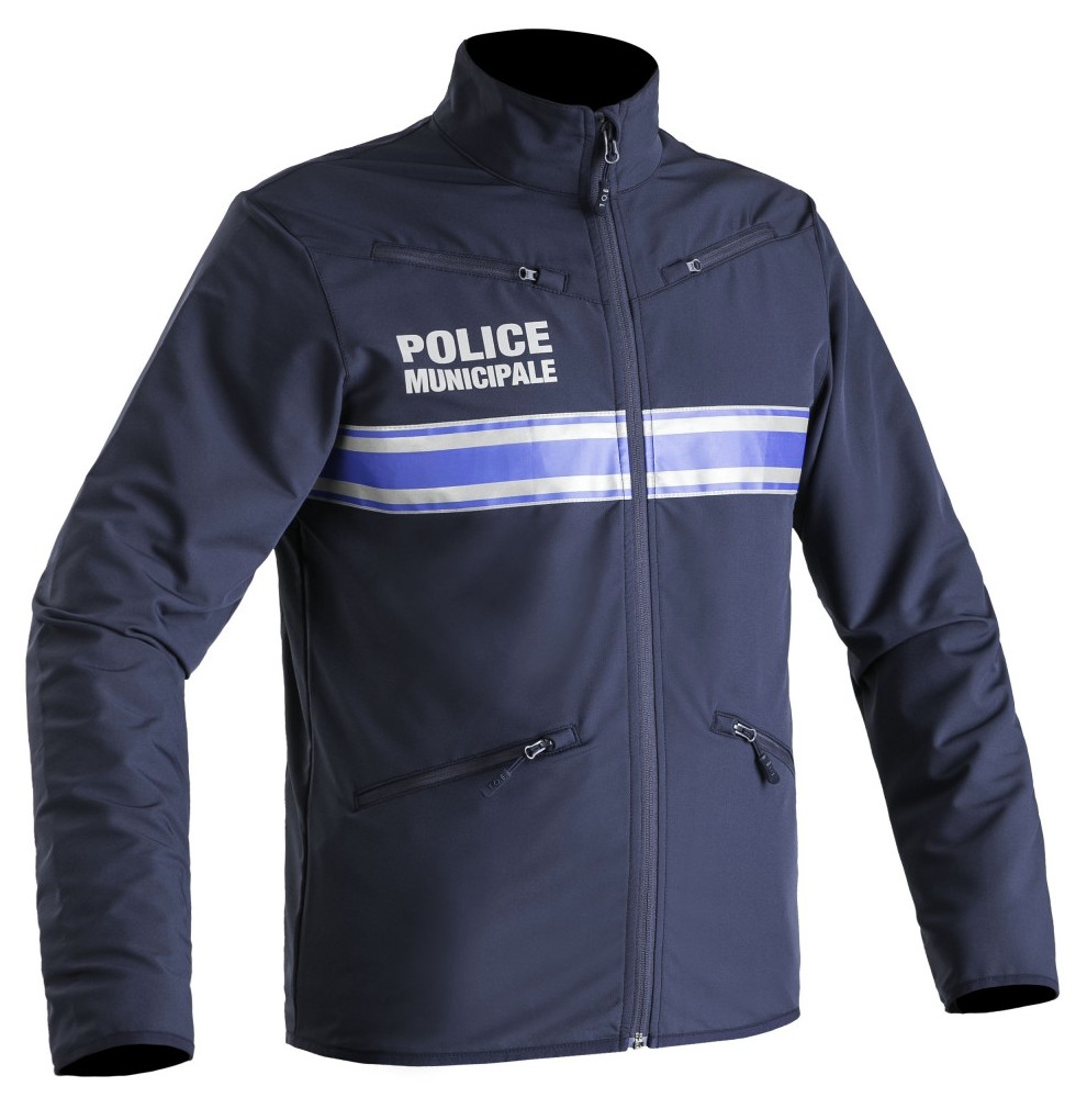 Black Veste Softshell Police MFH Protect Softshell Jacket Army